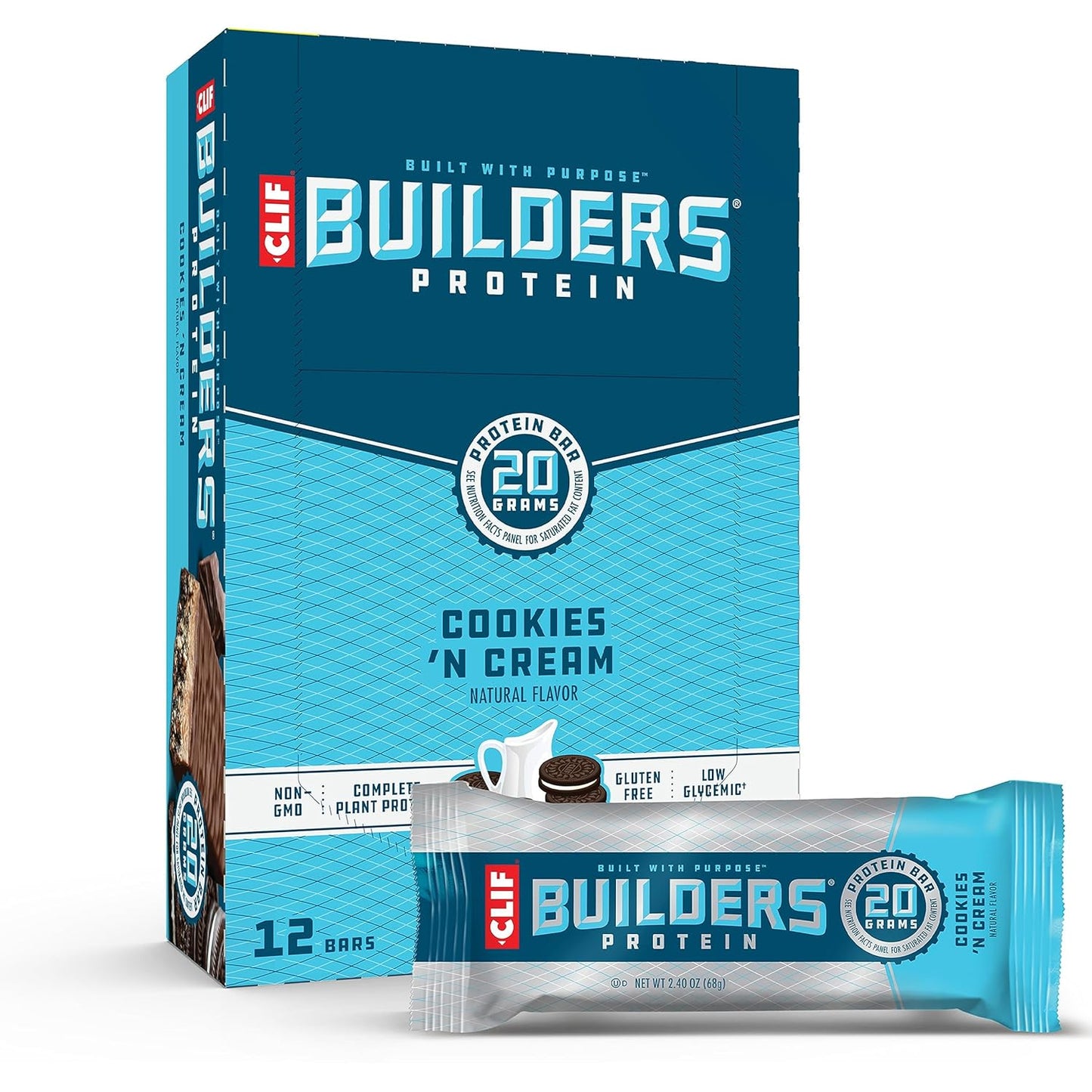 CLIF Builders - Chocolate Peanut Butter Flavor 2.4 oz. (12 Pack)