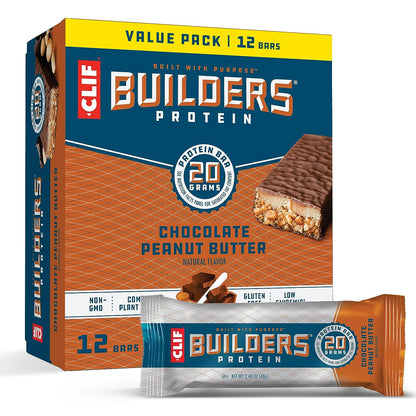 CLIF Builders - Chocolate Peanut Butter Flavor 2.4 oz. (12 Pack)