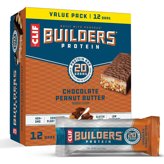 CLIF Builders - Chocolate Peanut Butter Flavor 2.4 oz. (12 Pack)