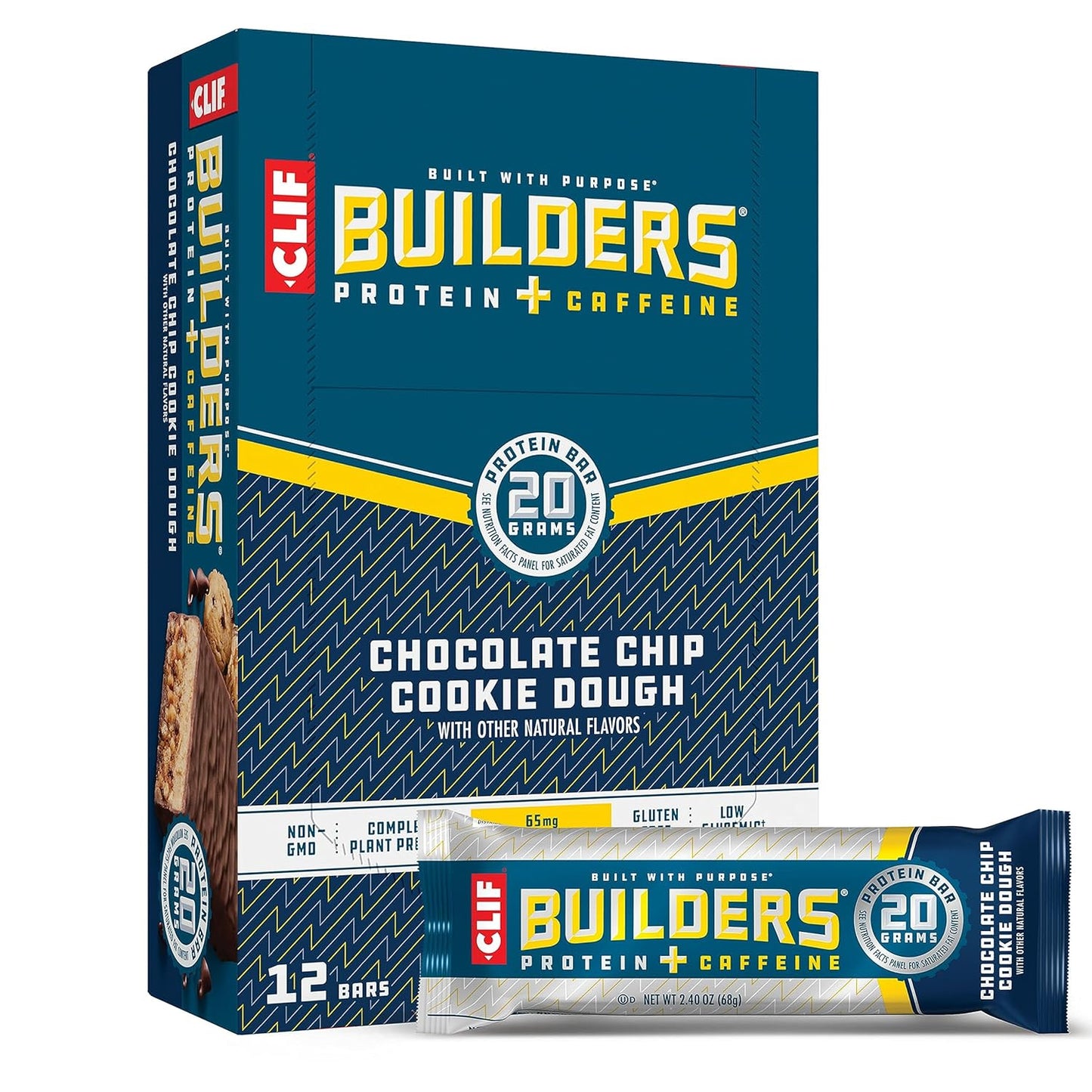 CLIF Builders - Chocolate Peanut Butter Flavor 2.4 oz. (12 Pack)
