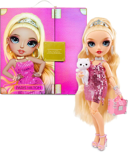 Rainbow High Premium Edition- Paris Hilton Collector Doll- 11 inch, 2022 Fashion Doll with Blond Hair, 2 Gorgeous Outfits to Mix & Match and Premium Doll Accessories. Great Gift and Collectors!